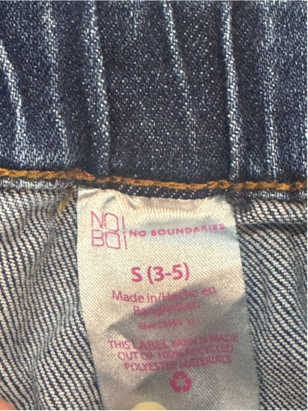 No Boundaries Mid Wash Denim Overalls - Picture 3 of 4